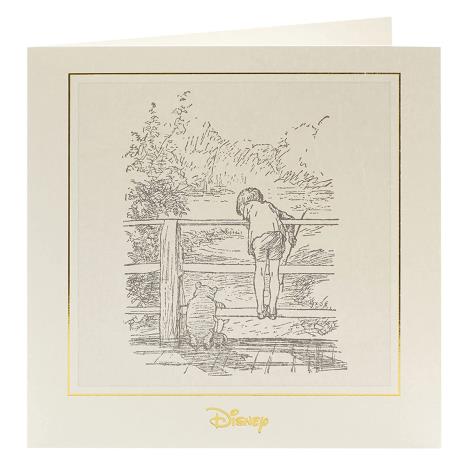 Winnie the Pooh Piglet & Christopher Robbin Sketch Card £2.50